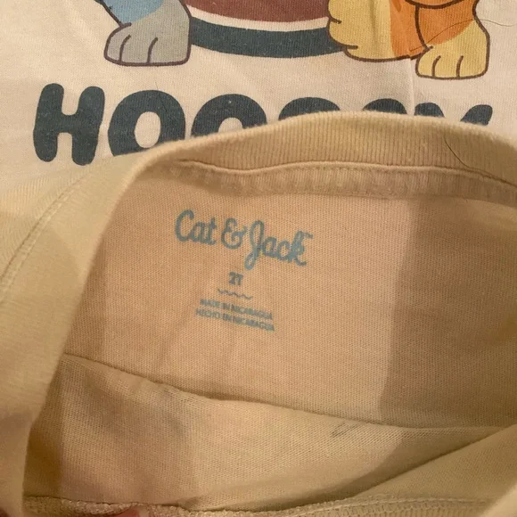 Cat & Jack Cream Graphic Tee - Picture 2 of 2